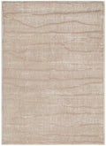 Le Canvas Sierra Abstract Beige — full rug, top-down view