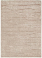 Le Canvas Sierra Abstract Beige — full rug, top-down view