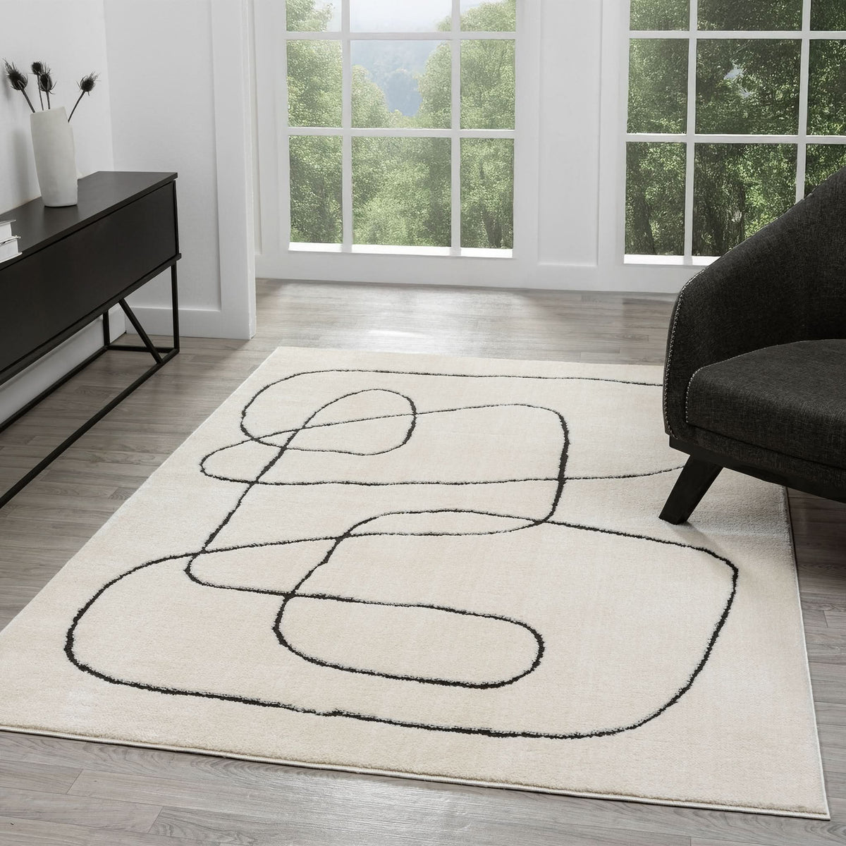 Le Canvas Admire Ivory — styled in a living room