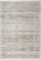 Le Canvas Sora Beige — full rug, top-down view