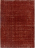Le Canvas Torin Terracotta — full rug, top-down view