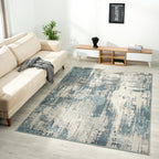 Le Canvas Arlo Blue — styled in a living room