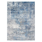 Le Canvas Corin Navy — full rug, top-down view
