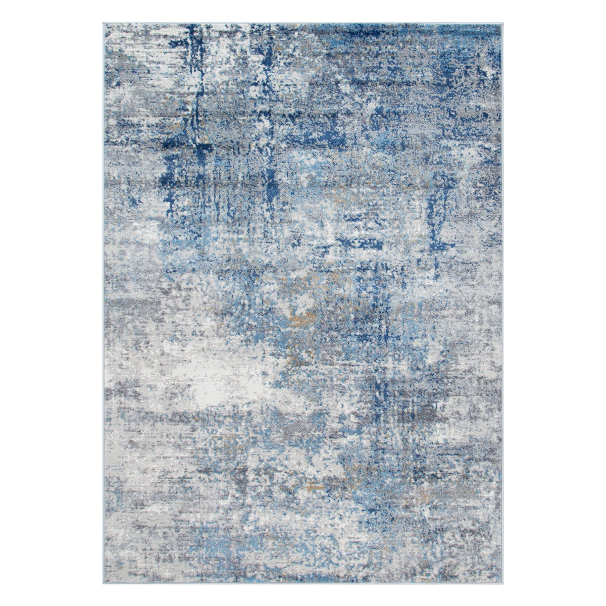 Le Canvas Corin Navy — full rug, top-down view