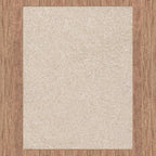 Le Canvas Vera Beige — full rug, top-down view
