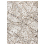 Le Canvas Gia Ivory — full rug, top-down view