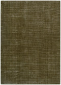 Le Canvas Olin Olive — full rug, top-down view