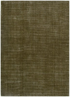 Le Canvas Olin Olive — full rug, top-down view