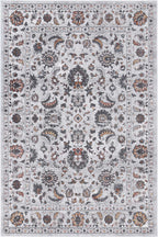 Le Canvas Pilar Ivory — full rug, top-down view