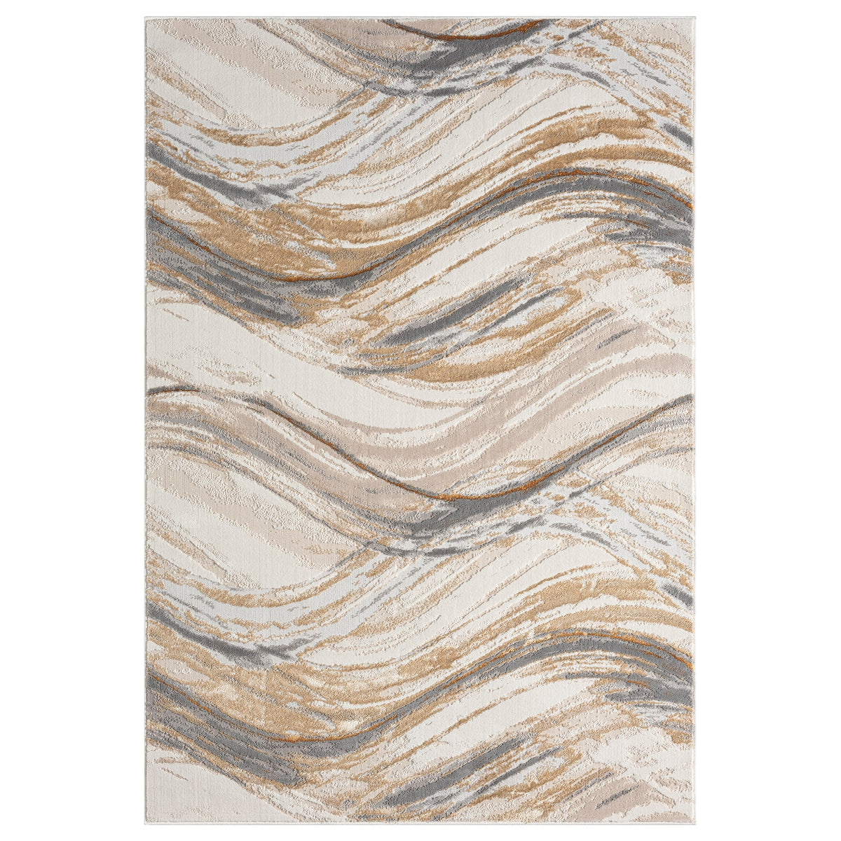 Le Canvas Rhea Terra — full rug, top-down view