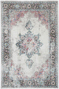 Le Canvas Astrid Cream — full rug, top-down view