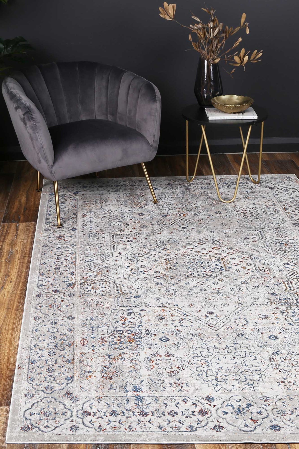 Le Canvas Auden Blue — corner detail