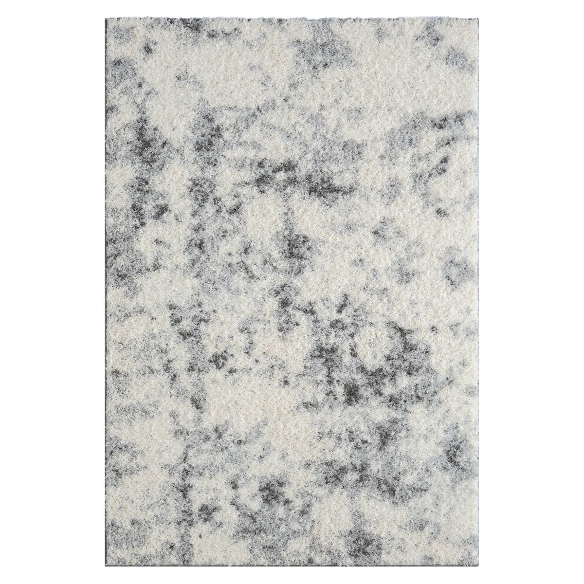 Le Canvas Noll Ash — full rug, top-down view
