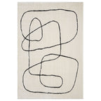Le Canvas Admire Ivory — full rug, top-down view