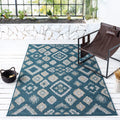 Le Canvas Kira Turquoise — styled in a living room