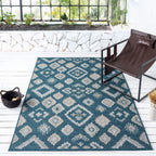 Le Canvas Kira Turquoise — styled in a living room