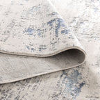 Le Canvas Isolde Blue — pile texture