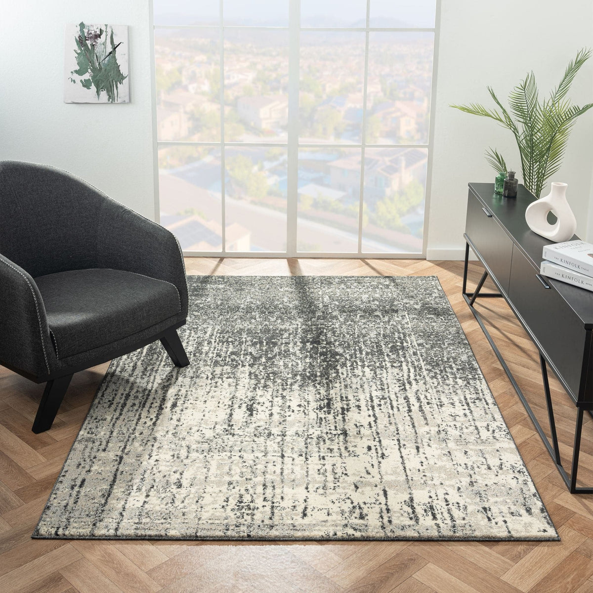 Le Canvas Ulric Ebony — corner detail