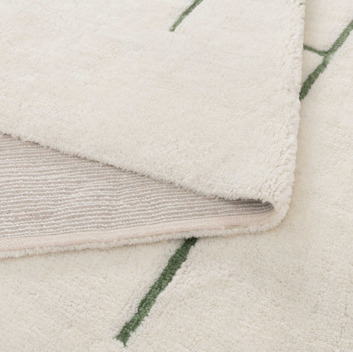 Le Canvas Celandine Olive — pile texture