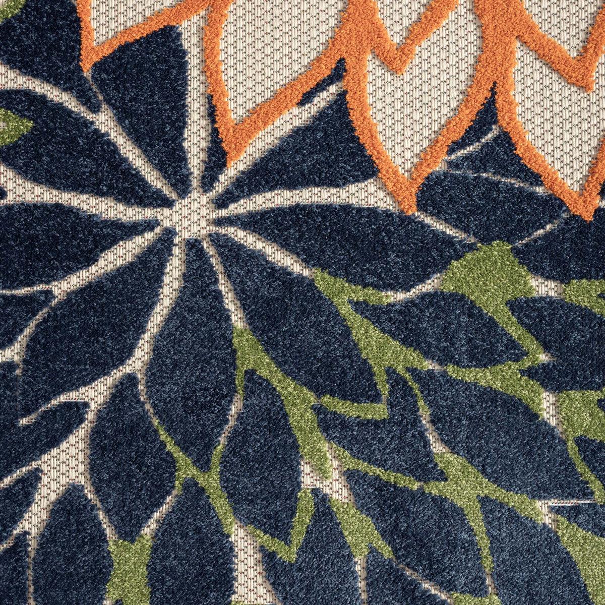 Le Canvas Keira Green Round — pile texture