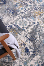 Le Canvas Veda Blue — pile texture