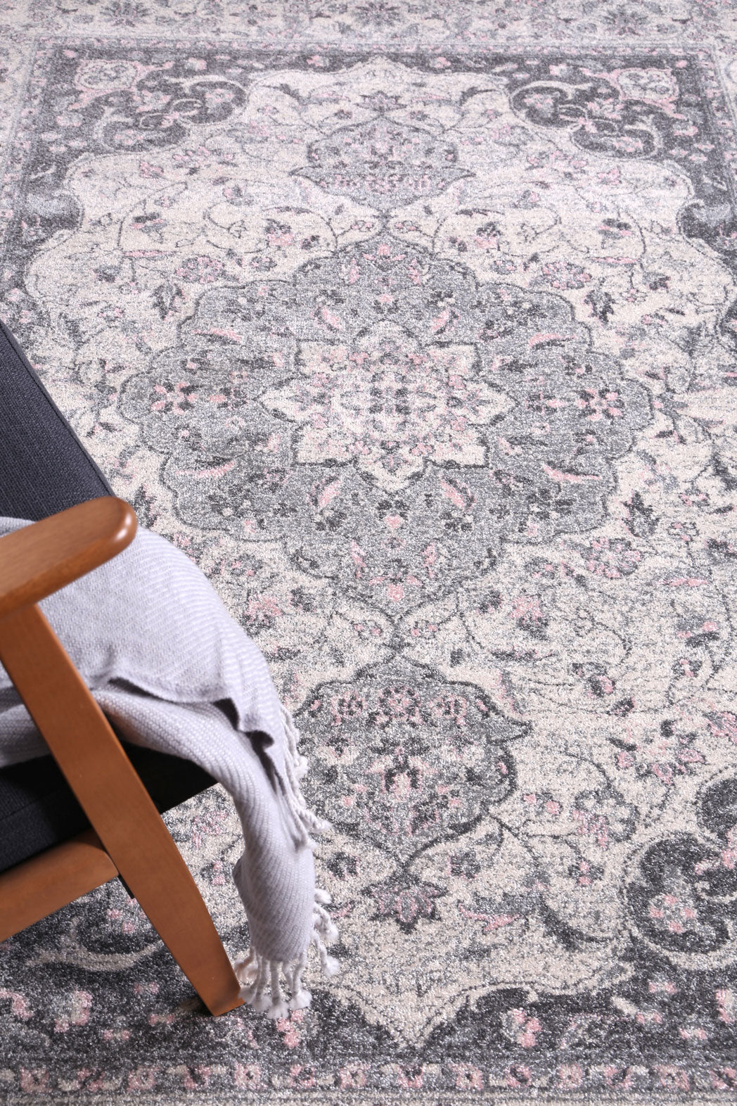 Le Canvas Lumen Grey — pile texture