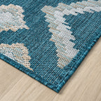 Le Canvas Kira Turquoise — pile texture
