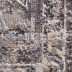 Le Canvas Oriel — Grey rug, pile texture