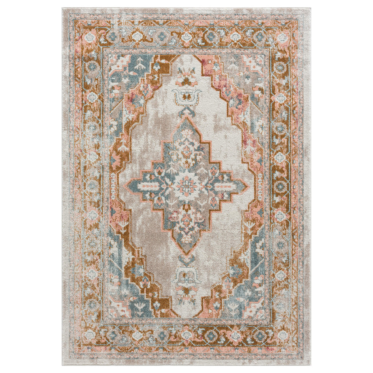 Le Canvas Anouk — Sand rug, top-down view