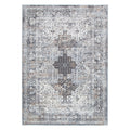 Le Canvas Oriel — Grey rug, top-down view