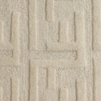 Fabien Monogram Cream — pattern detail