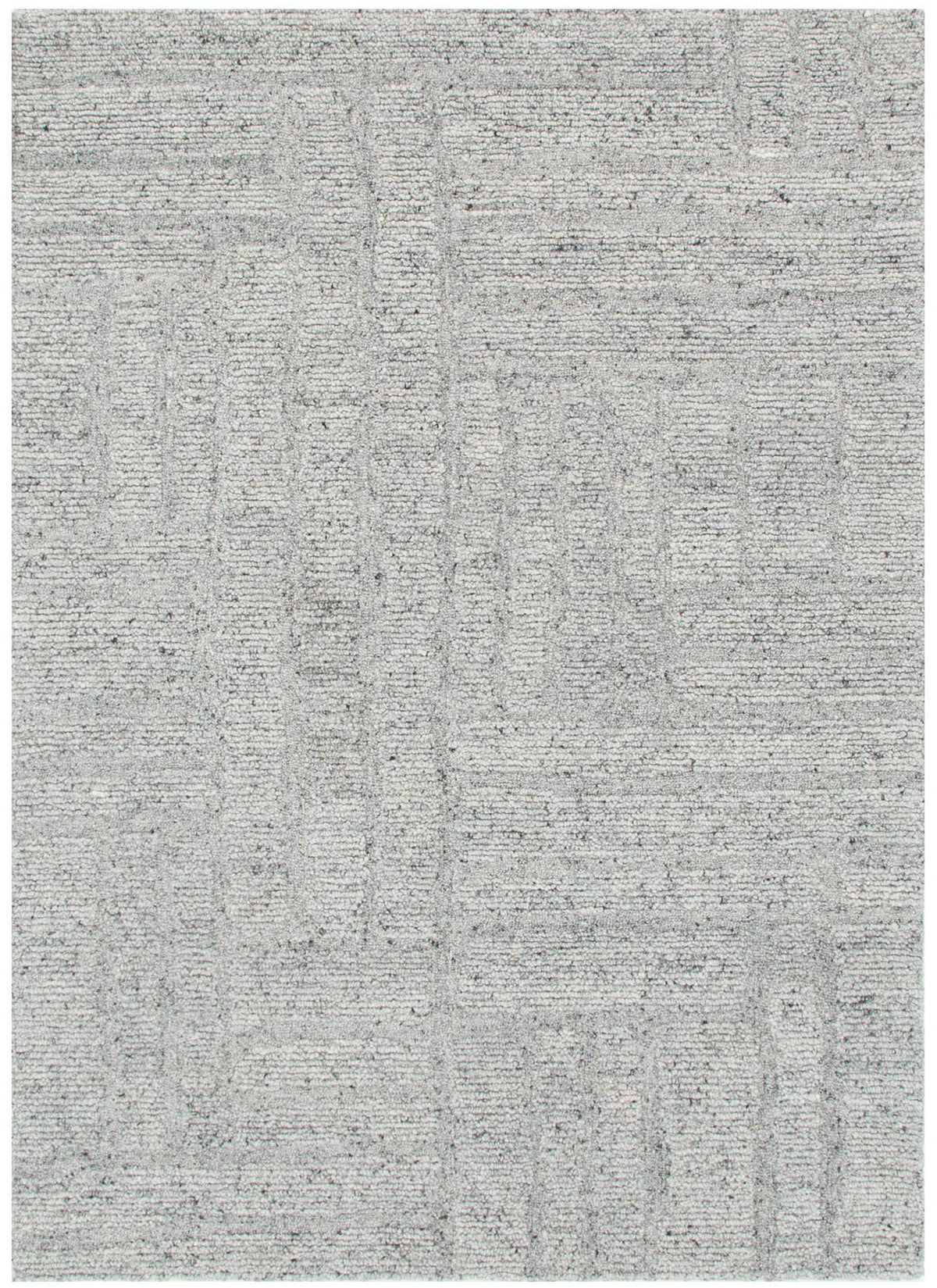 Le Canvas Arden — Grey rug, top-down view