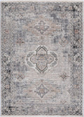 Le Canvas Merrick — Ash rug, top-down view