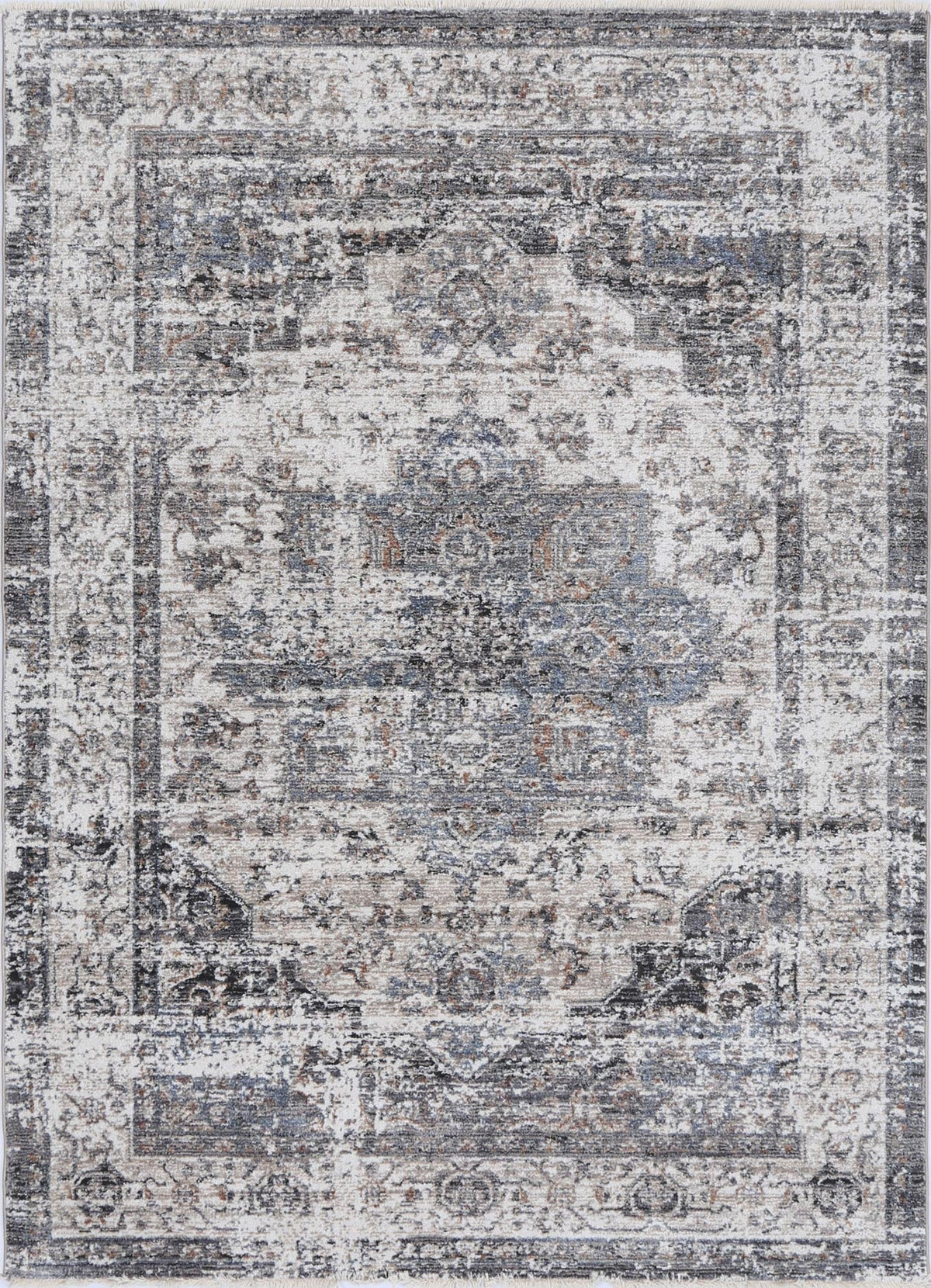 Le Canvas Soren — Ash rug, top-down view