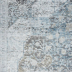 Le Canvas Sela — Light grey rug, pile texture
