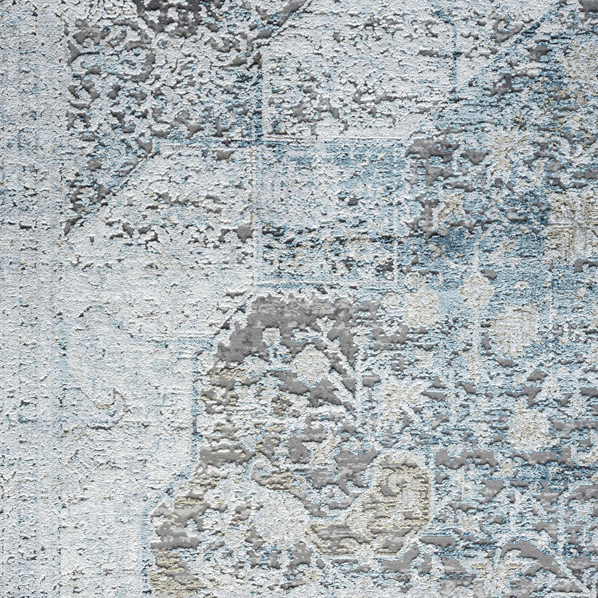 Le Canvas Sela — Light grey rug, pile texture