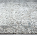 Le Canvas Halden — Grey rug, construction and pile height
