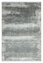 Le Canvas Dacre — Grey rug, top-down view