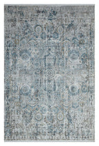 Le Canvas Greer — Grey rug, top-down view