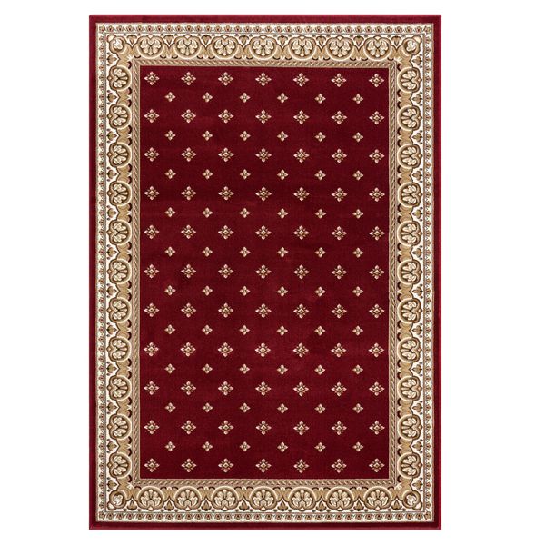 Dorian Red — full rug, front-on