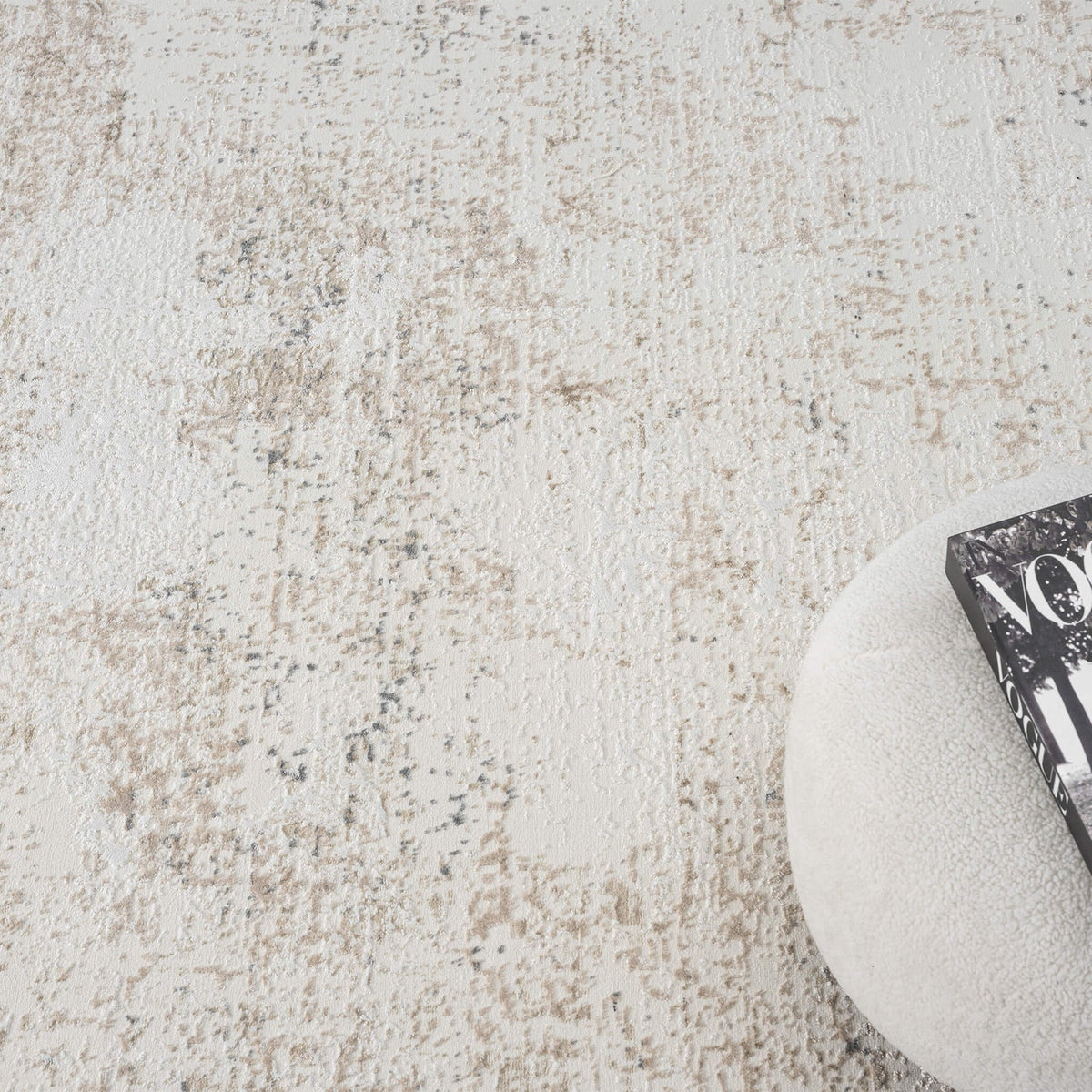 Le Canvas Fleur Stone — corner detail