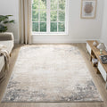 Le Canvas Fleur Stone — styled in a living room