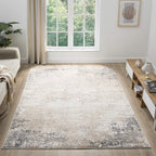 Le Canvas Fleur Stone — styled in a living room
