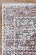 Le Canvas Otira — Multi rug, corner and fringe detail on timber floor