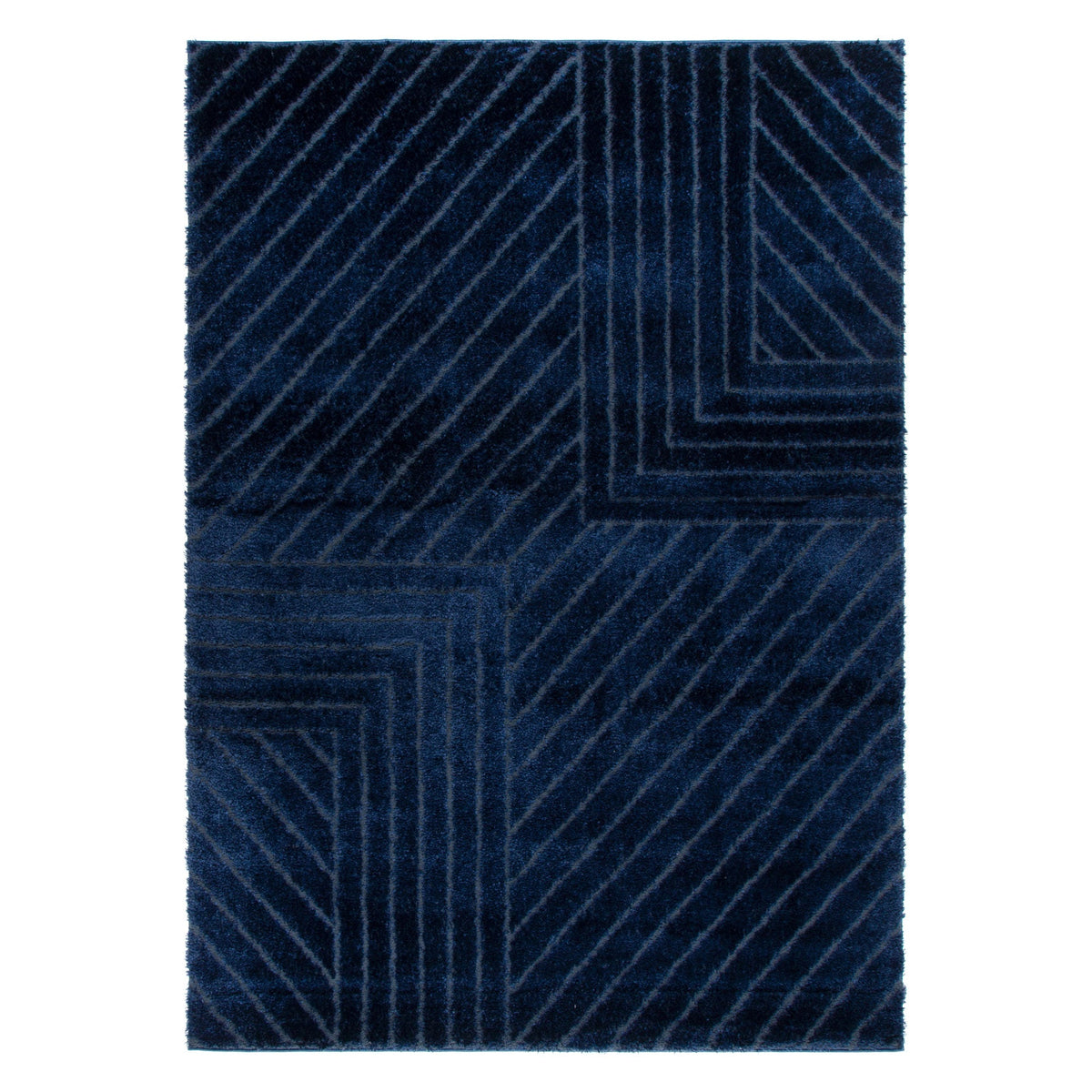Le Canvas Cove — Navy rug, in-room view 4