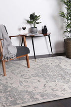 Le Canvas Astra — Grey Ivory rug, in-room view 6