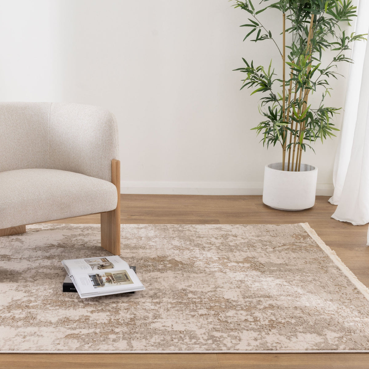 Le Canvas Nomad — Sand rug, in-room view 3