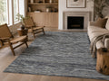 Le Canvas Pilar — Stone rug styled in a bedroom