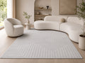 Le Canvas Wren — Light grey rug styled in a living room