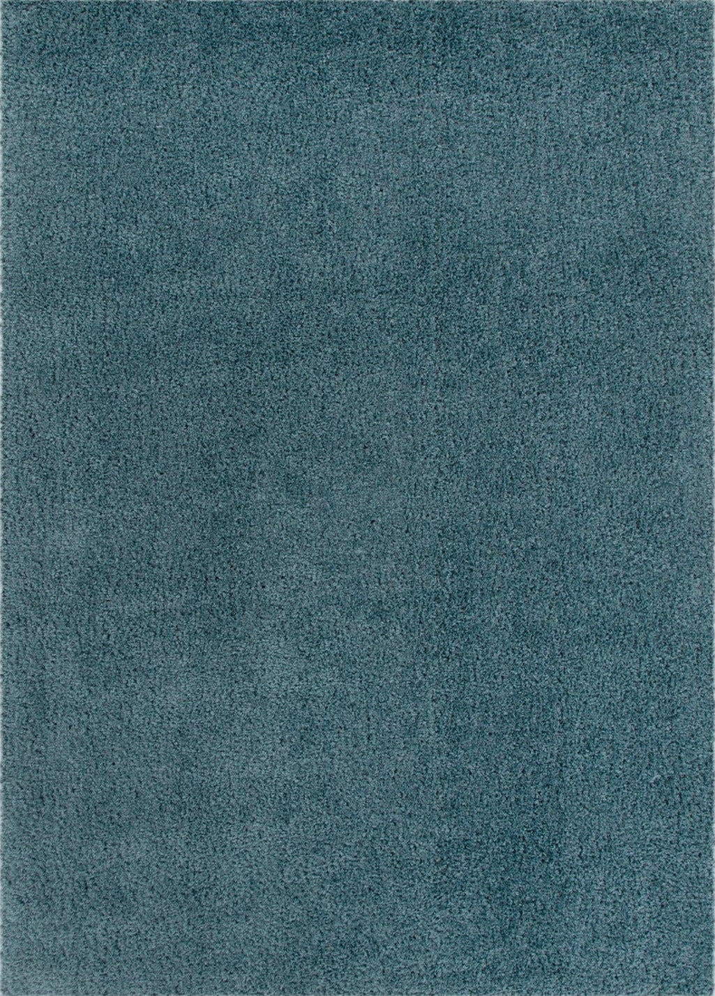 Le Canvas Cassia Teal — full rug, top-down view